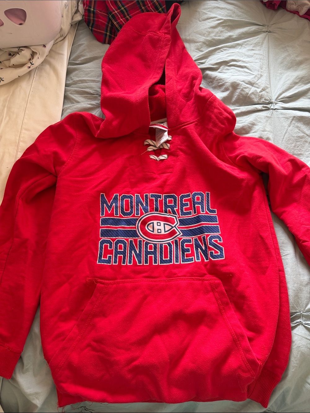 NHL Montreal Canadiens Red Youth Hoodie Sweatshirt